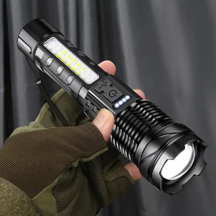 Lisslune | Zoomable LED Flashlight – 3KM Range, Ultra Bright & Durable