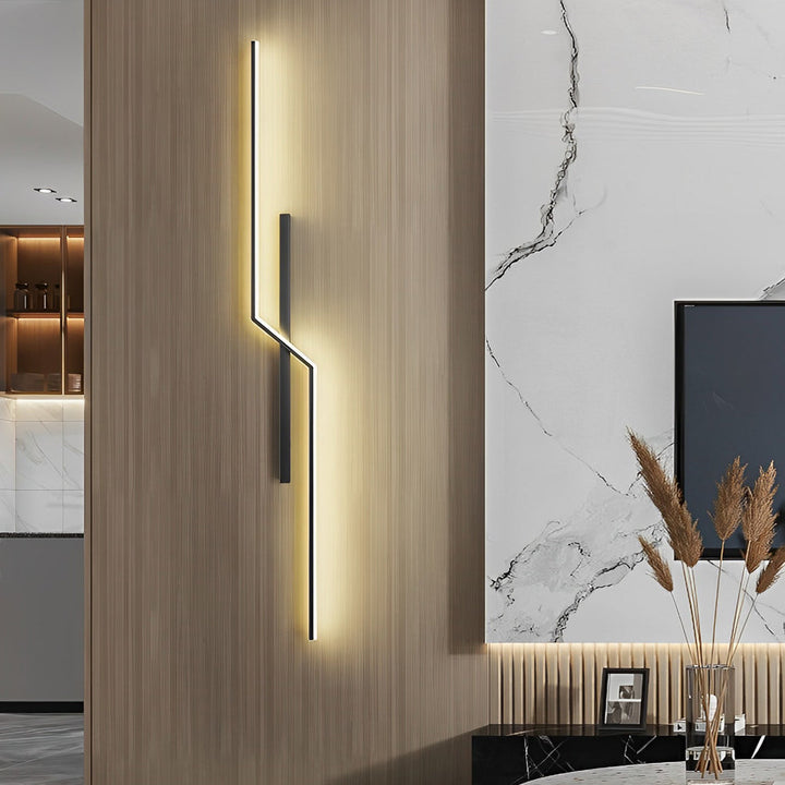 Lisslune | Lines Creative LED Modern Minimalist Wall Lamp Decorative Wall Lights Lighting
