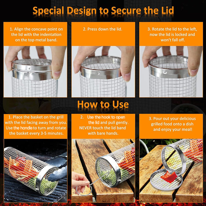 Lisslune | Handle Grill Cage