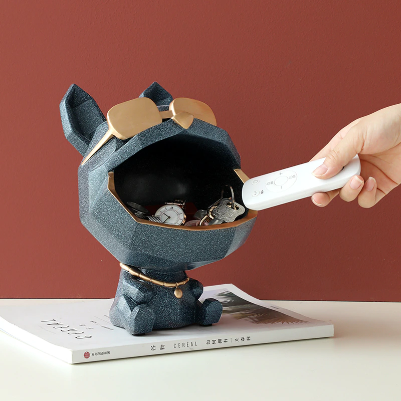 Rynx Creative Dog Figure Multifunctional Storage Box