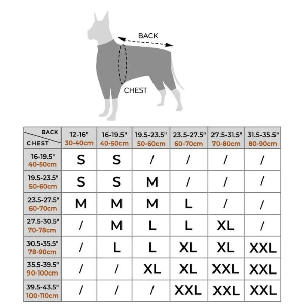 Lisslune | Waterproof Dog Coat with Legs – Reflective Dog Rain Jacket for Small & Large Breeds | Best Rain Coat for Dogs UK