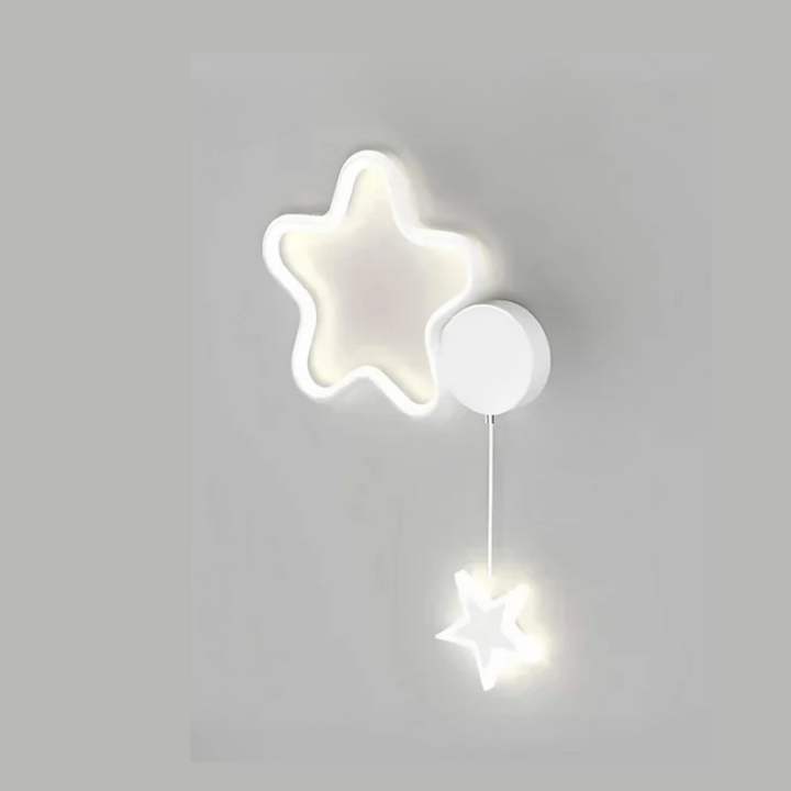Lisslune | DreamLight | Magical Wall Lamp with Clouds, Stars and Moon