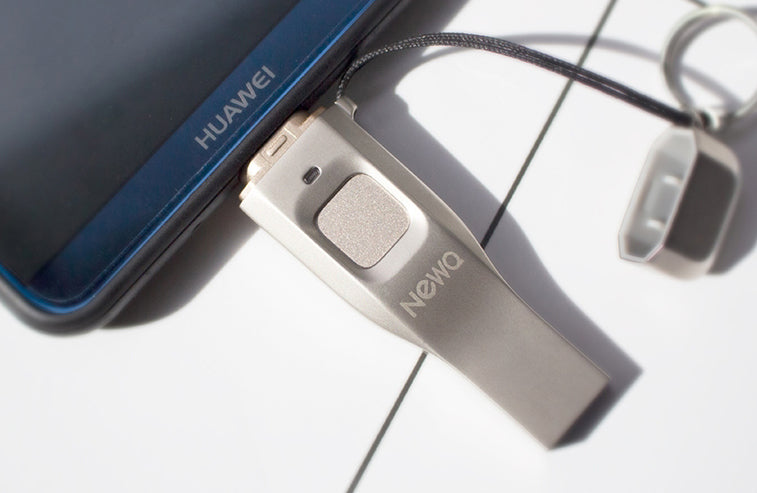 Lisslune | USB3.0 Fingerprint Encryption USB Flash Disk with APP Management System, for Business / Personal Data Security