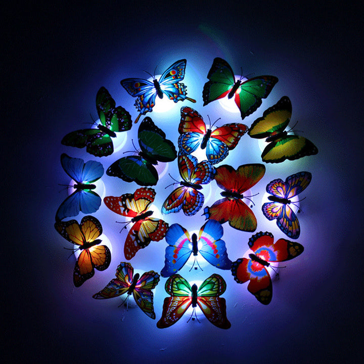 Lisslune | LumiWings - 3D colorful LED butterfly night lights