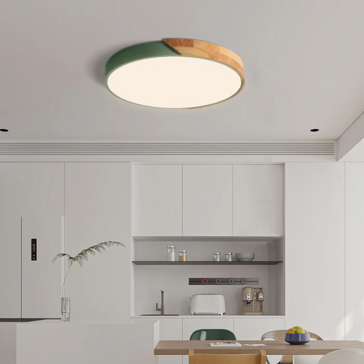 Lisslune | Delos – Scandinavian Wooden LED Ceiling Light | Modern Energy-Efficient Interior Lighting