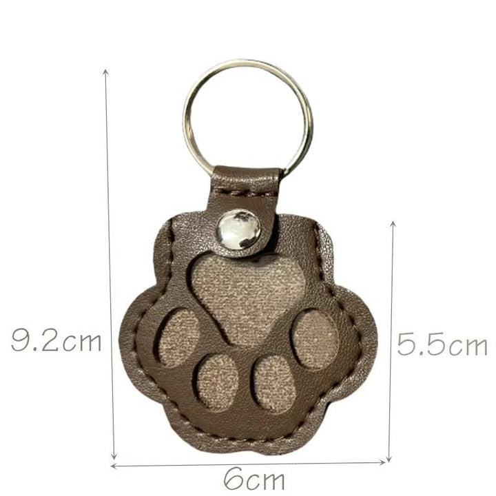 Lisslune | PawMemorie Keychain – Memorial Pendant with Paw Print and Inner Compartment