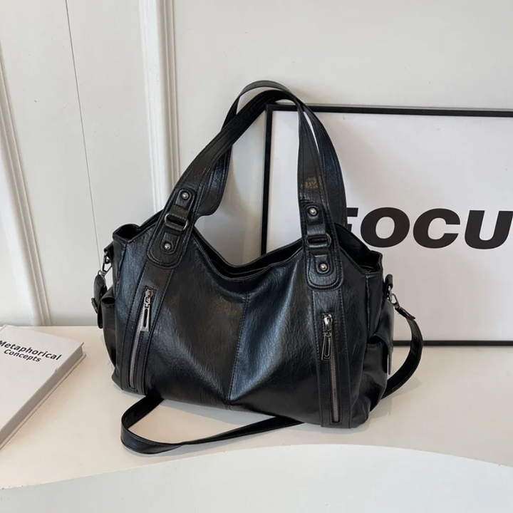 Lisslune | Women’s Classic Multi-Compartment Shoulder Bag – Alma