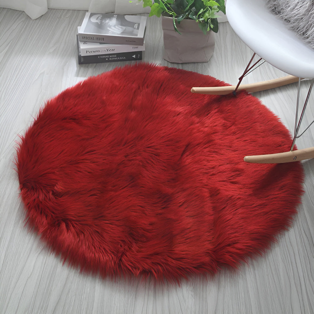 Lisslune | Round Cloud Soft Plush Rug