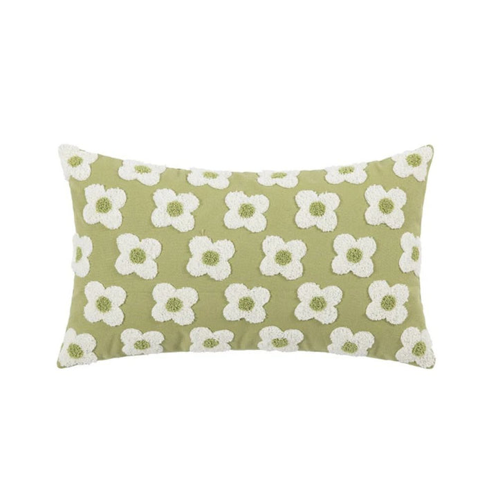 Lisslune | Lustrous Floral Embroidered Cushion Cover