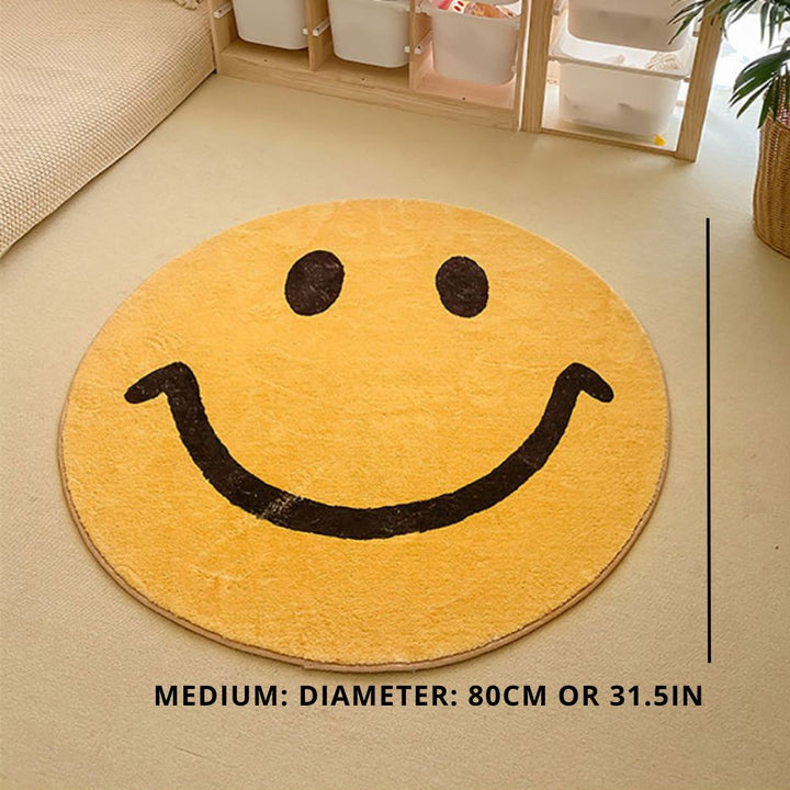 Lisslune | Smiley Face Rug