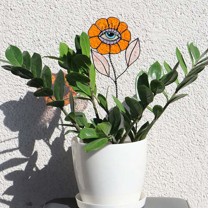 Lisslune | Early Halloween💀Skull Stained Glass Plant