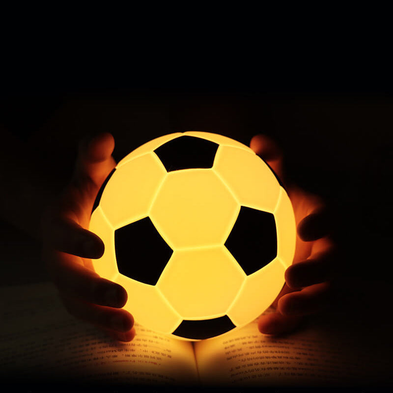 Lisslune | Creative Soccer Silicone LED Night Light USB Charging Table Lamp