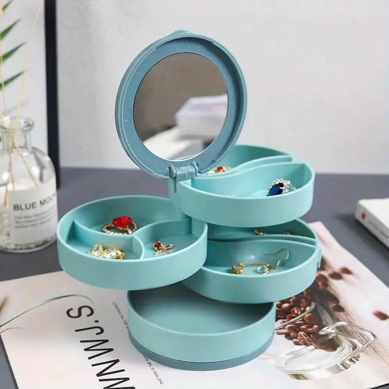 Lisslune | Multilayer rotating jewelry box