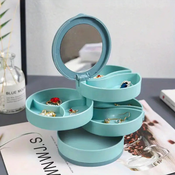 Lisslune | Multilayer rotating jewelry box