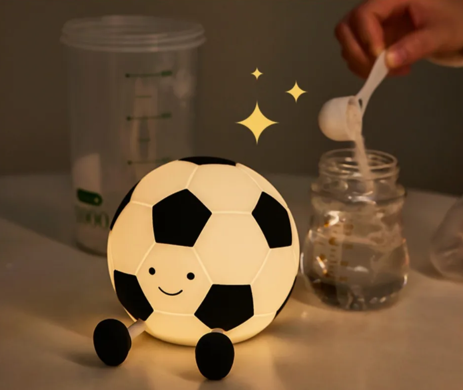 Lisslune | Rechargeable Soccer Ball Silicone Night Light – GlowKick