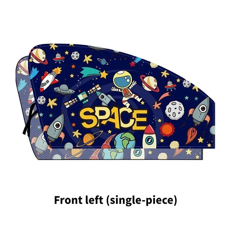 Lisslune | Universal Magnetic Car Side Screen Sunshade - Cartoon Curtain for Kids' Sun Protection and Thermal Insulation