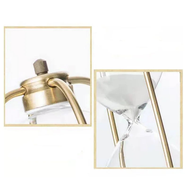 Lisslune | ClassicElegance - White Sand Hourglass