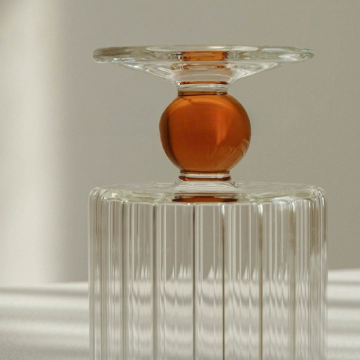 Lisslune | Orange Dot Vintage Glassware Handmade