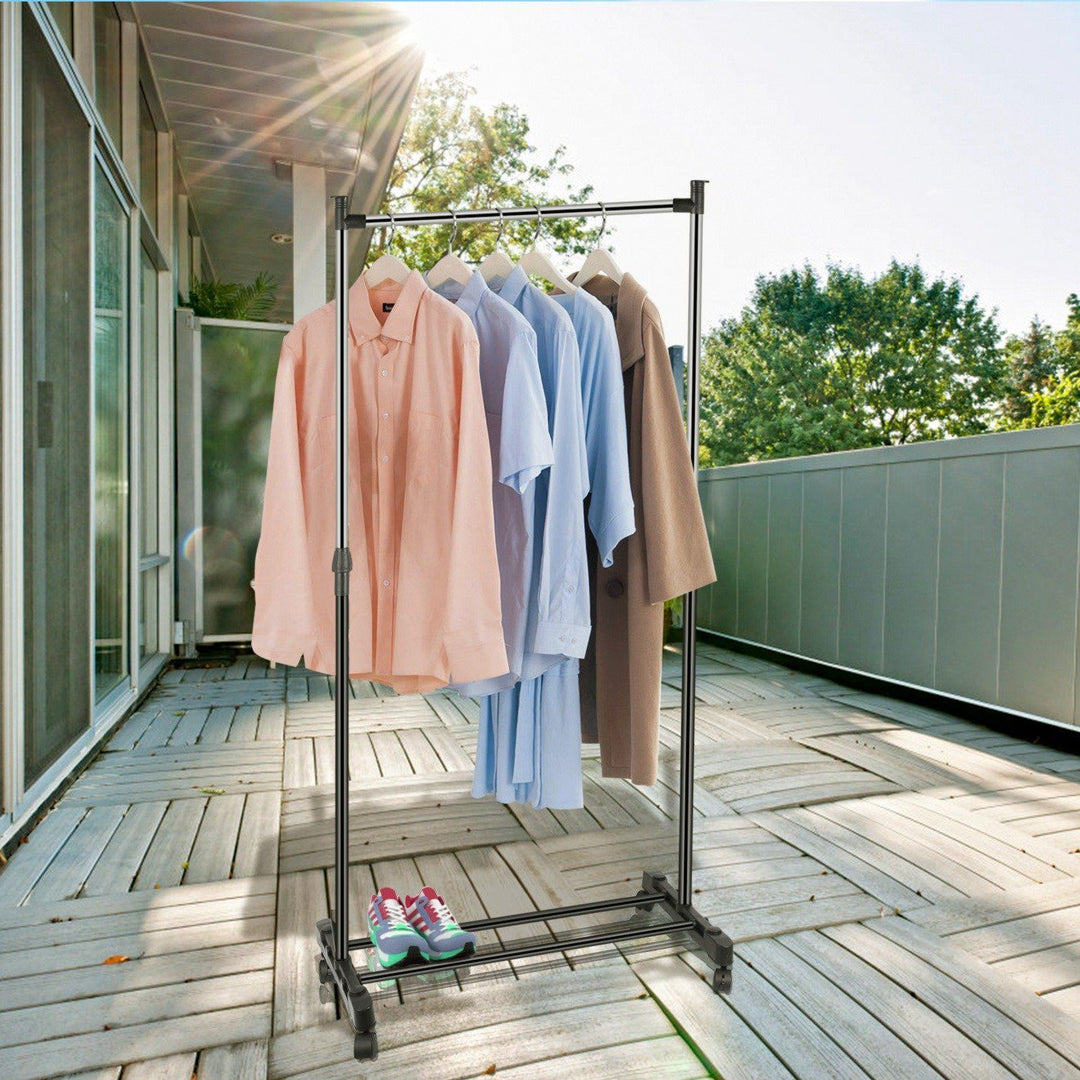 Lisslune | 15 kg./33 lbs. height-adjustable clothing rack