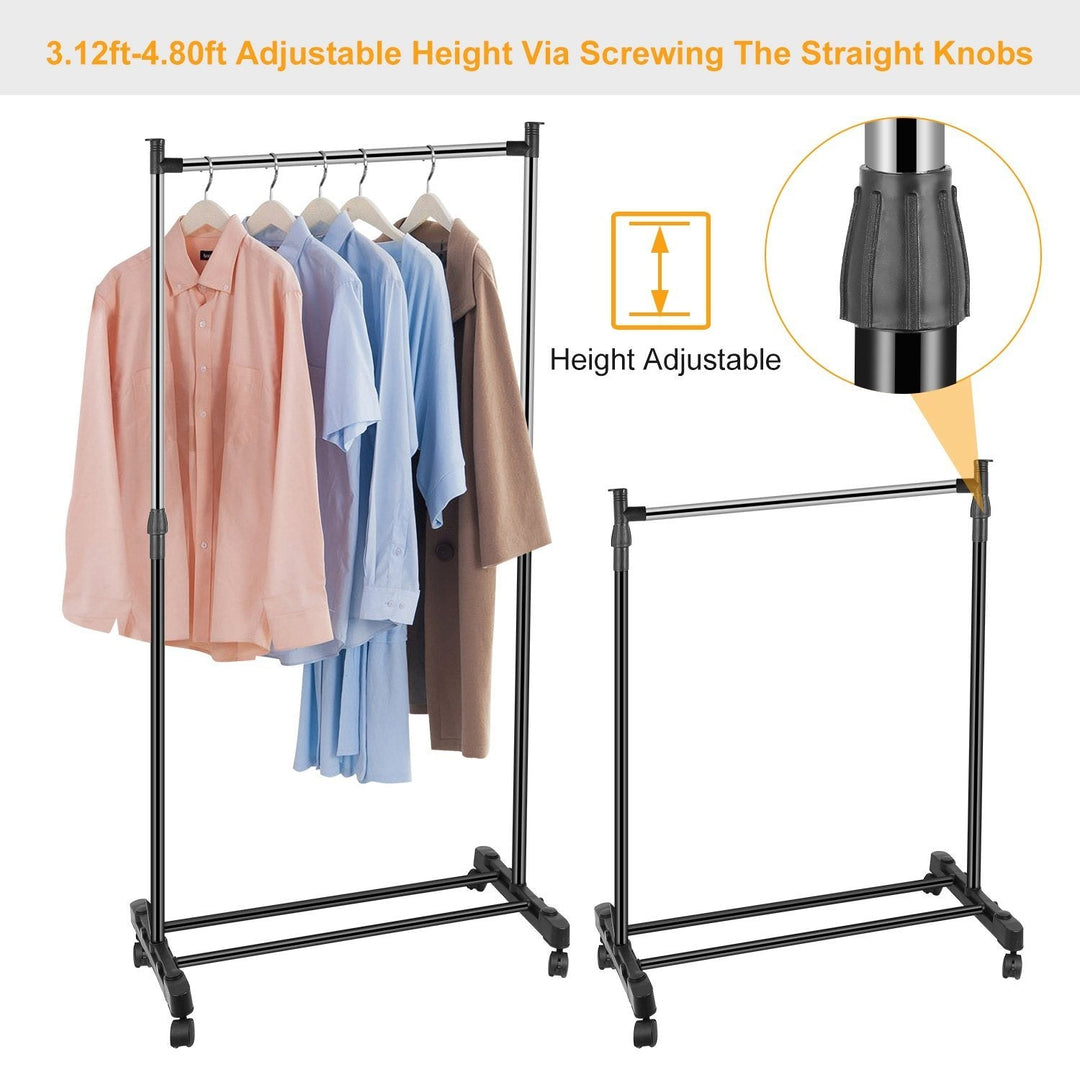 Lisslune | 15 kg./33 lbs. height-adjustable clothing rack