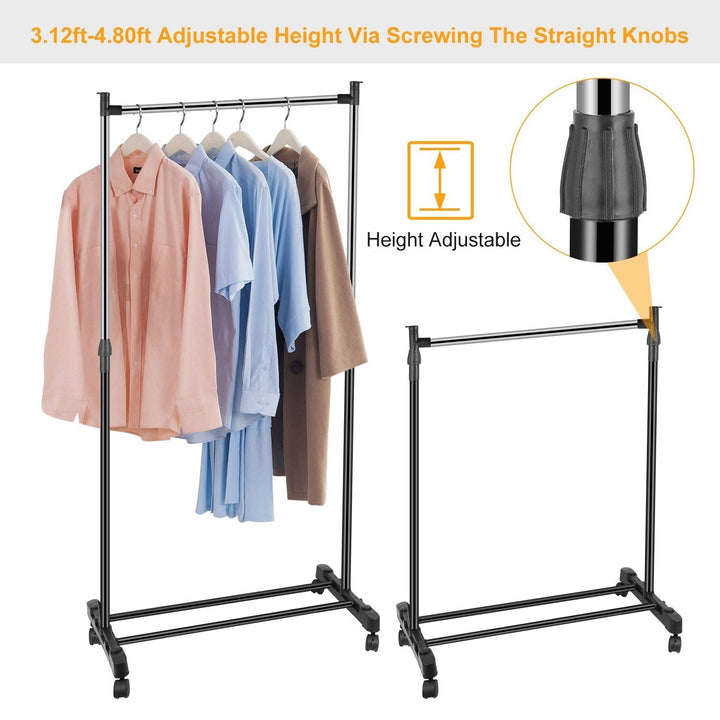 Lisslune | 15 kg./33 lbs. height-adjustable clothing rack