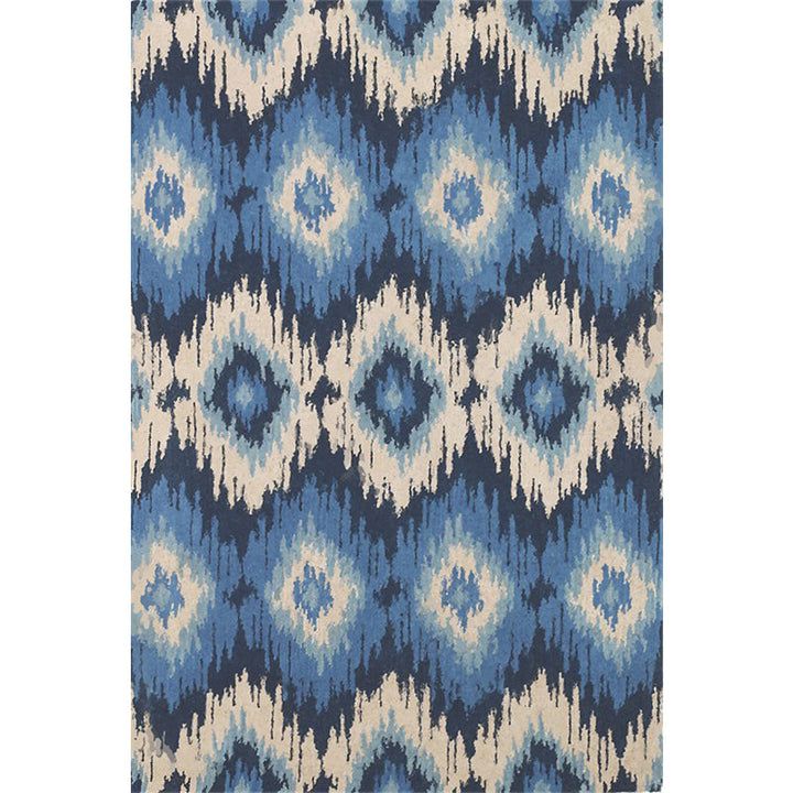 Lisslune | Tribal Gabbeh Abstract Rug Diamond Geometric Rug Polyester Washable Non-Slip Stain-Resistant Rug for the Bedroom