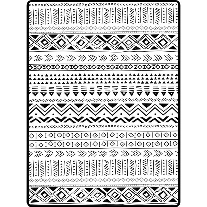 Lisslune | Scandinavian Geometric Chevron Rug Southwest Tribal Rug Synthetic Pet Friendly Area Rug for Living Room