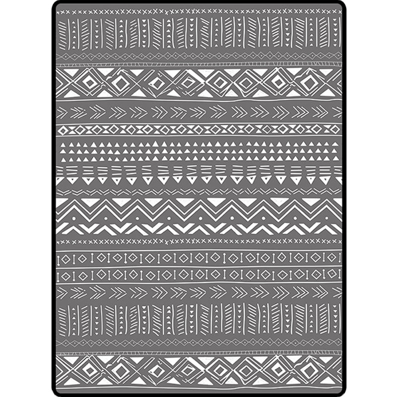 Lisslune | Scandinavian Geometric Chevron Rug Southwest Tribal Rug Synthetic Pet Friendly Area Rug for Living Room