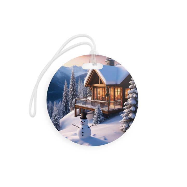 Lisslune | Festive Puppy Travel Tag for Vacation Adventurers