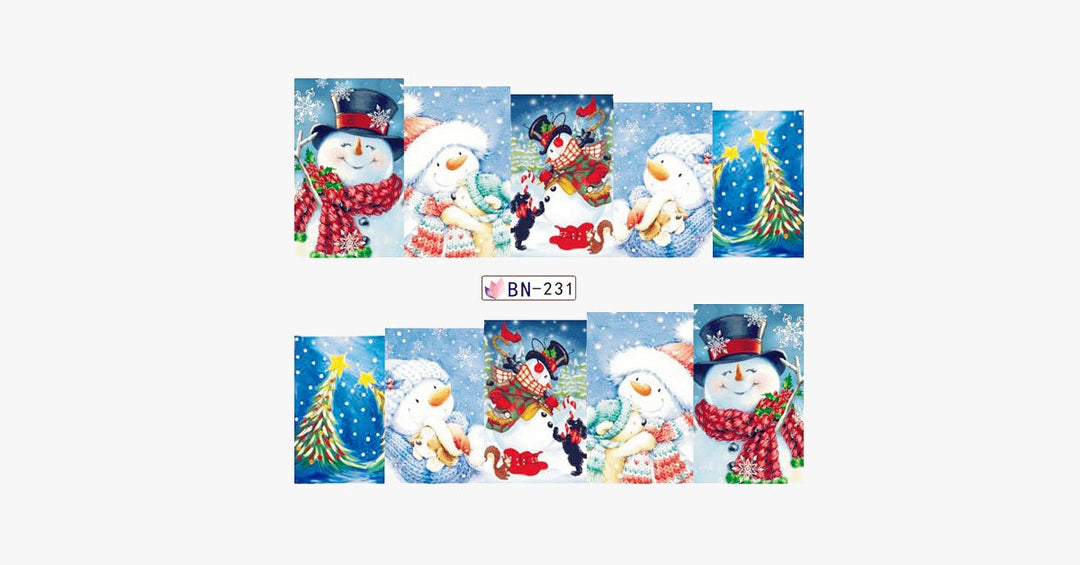 Lisslune | Christmas Nail Stickers
