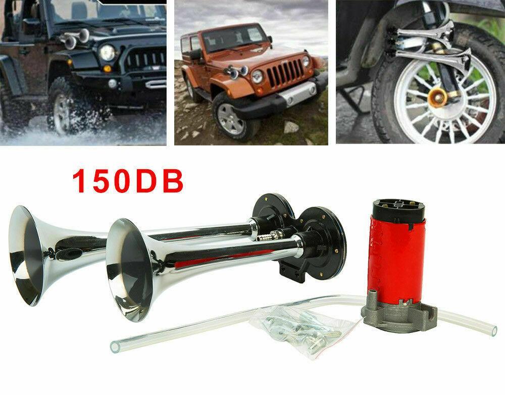 Lisslune | 150 DB Train Horn for Truck and Cars | Train Horn with Air Compressor