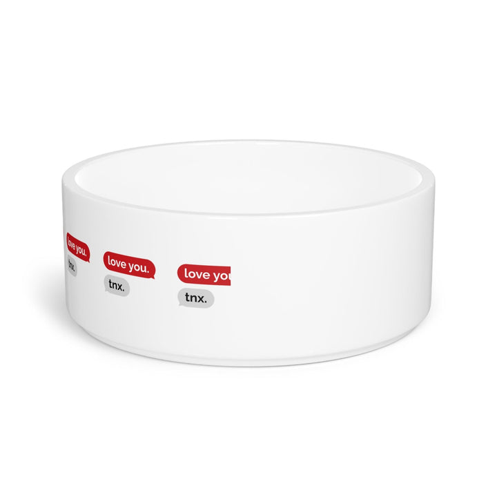 Lisslune | Adjustable Valentine's Day Ceramic Pet Bowl - Elegant Dining Experience for Your Furry Companion