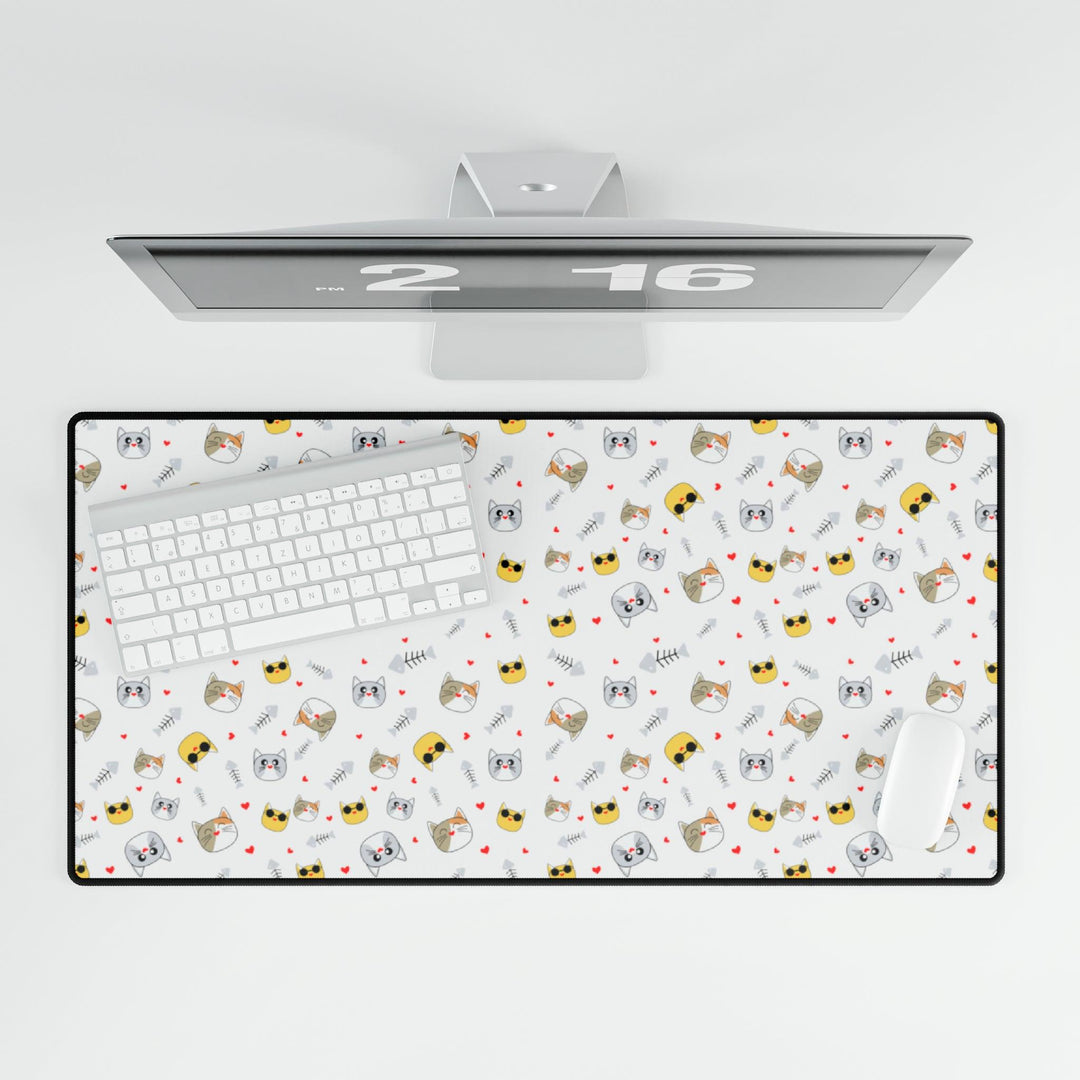 Lisslune | Elegant Peekaboo Workspace Mat: Redefine Your Office Style
