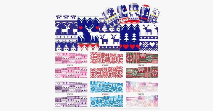 Lisslune | Christmas Nail Stickers