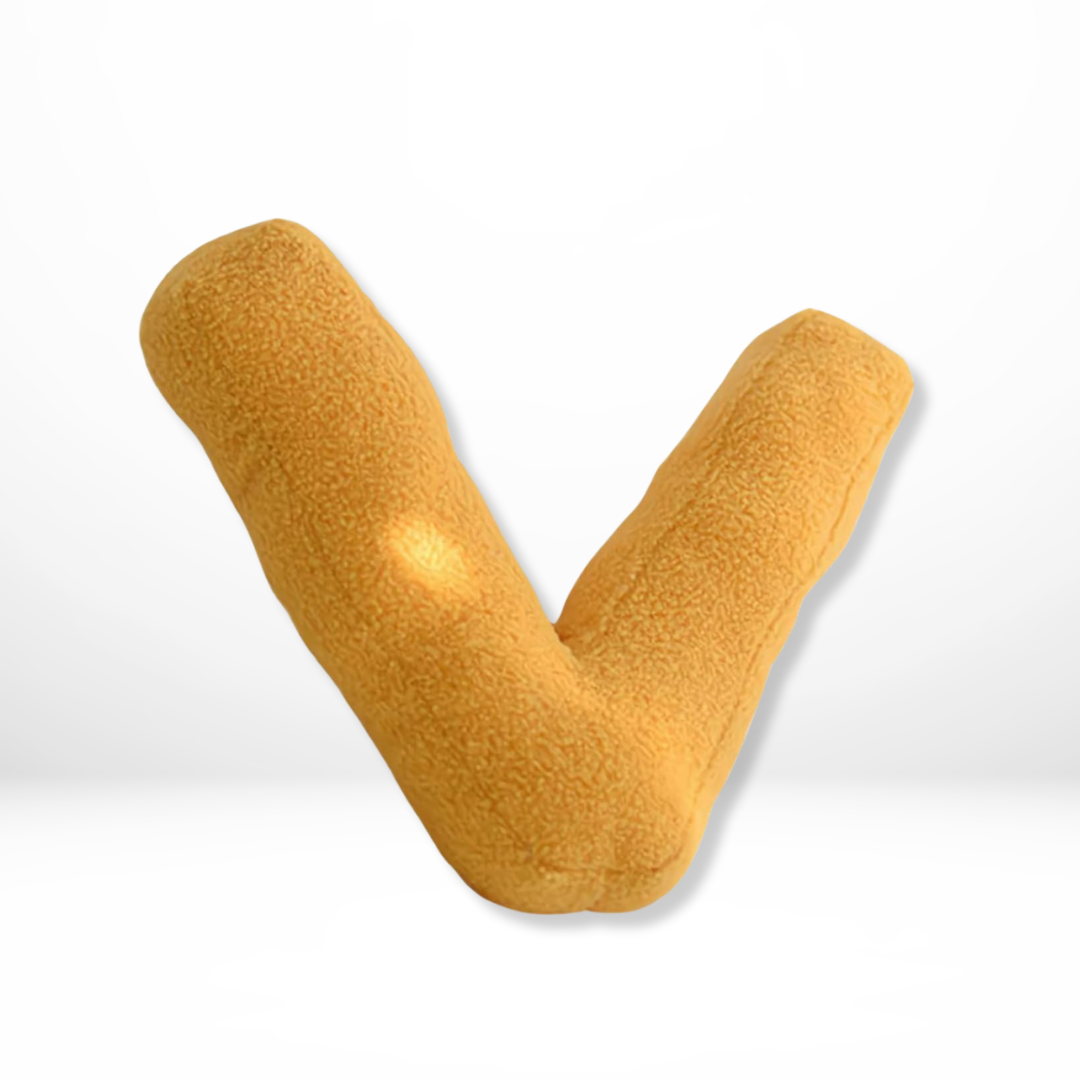 Lisslune | Alphabet Cushion Velura – Soft Velvet Decorative Cushion in Every Letter of the Alphabet