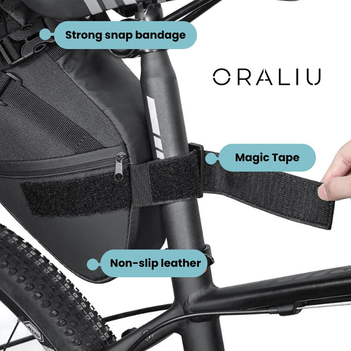 Lisslune | Waterproof Bike Saddle Bag – 10L Capacity, Lightweight & Durable Cycling Seat Pack