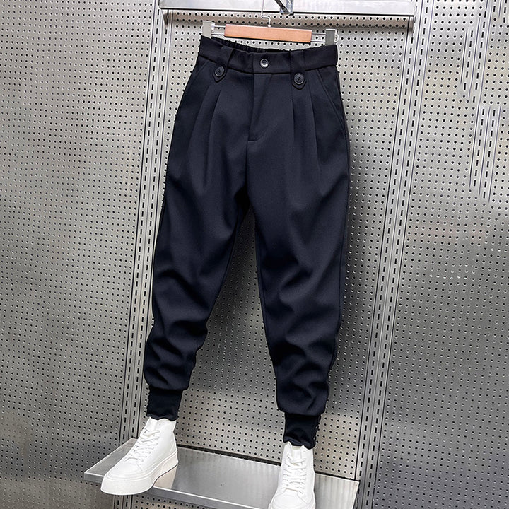 Lisslune | Finn Casual Wide Men's Harem Suit Trousers