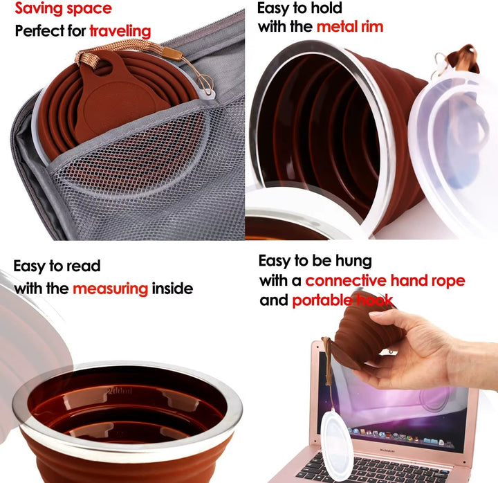 Lisslune | Foldable Easy Silicone Travel Mug