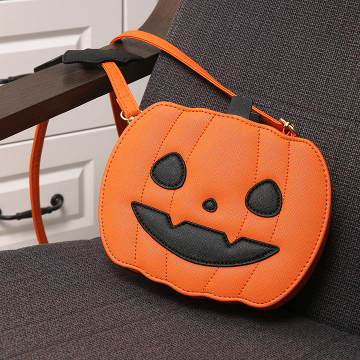 Lisslune | Halloween Messenger Bag – Minimalistic Shoulder Bag in Solid Colors