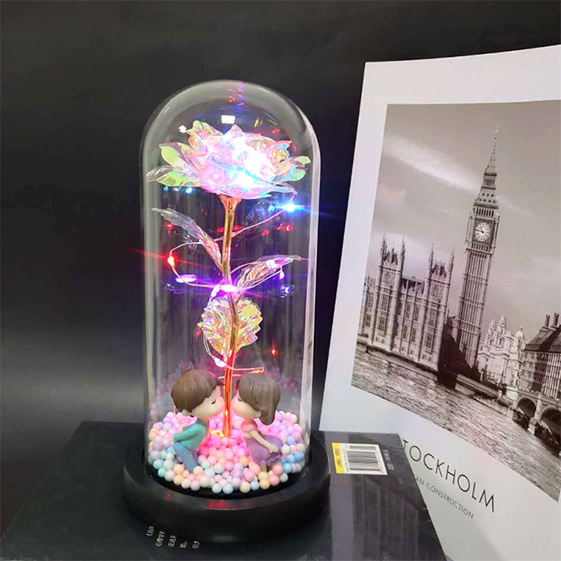 Lisslune | Sparkling rose ornaments enchant romantically