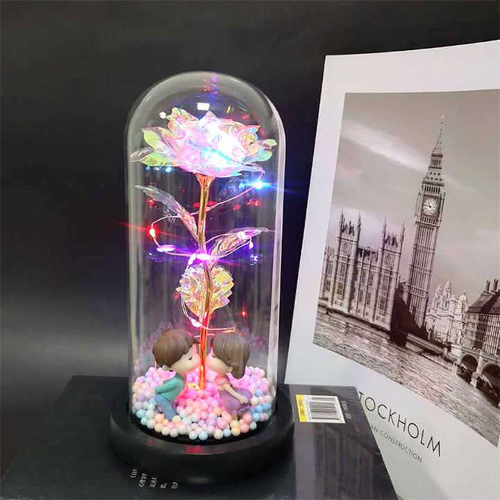 Lisslune | Sparkling rose ornaments enchant romantically