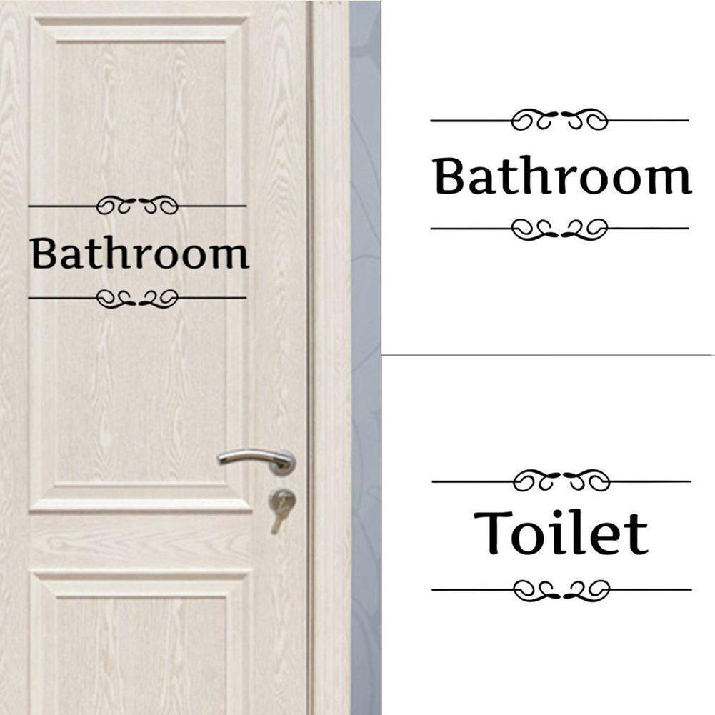 Lisslune | Custom Toilet-Themed PVC Wall Decal Sticker for Bathroom Makeover