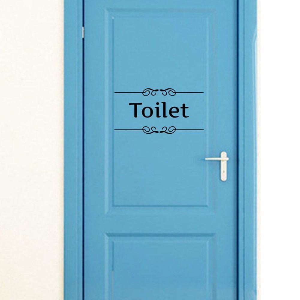 Lisslune | Custom Toilet-Themed PVC Wall Decal Sticker for Bathroom Makeover