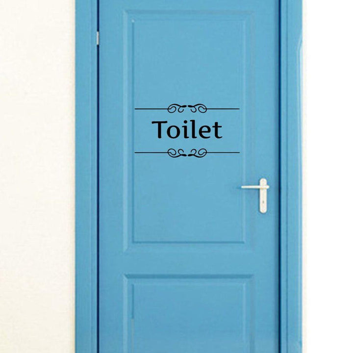 Lisslune | Custom Toilet-Themed PVC Wall Decal Sticker for Bathroom Makeover