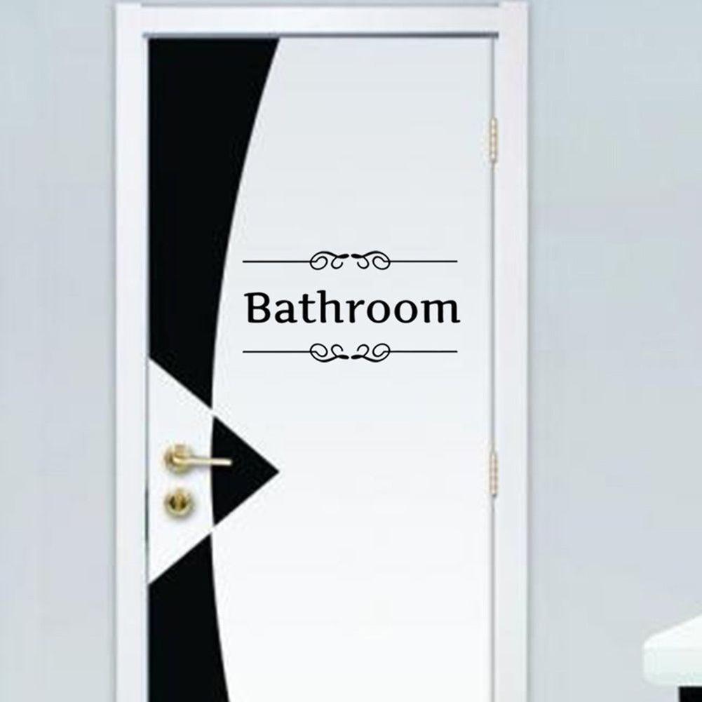 Lisslune | Custom Toilet-Themed PVC Wall Decal Sticker for Bathroom Makeover