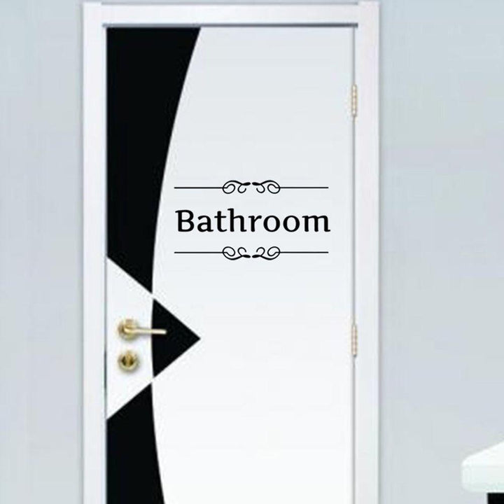 Lisslune | Custom Toilet-Themed PVC Wall Decal Sticker for Bathroom Makeover