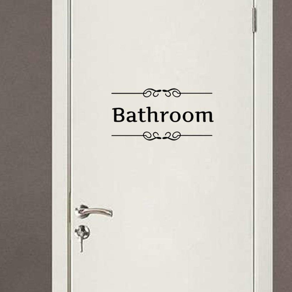 Lisslune | Custom Toilet-Themed PVC Wall Decal Sticker for Bathroom Makeover