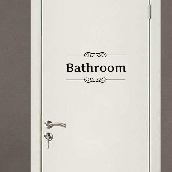 Lisslune | Custom Toilet-Themed PVC Wall Decal Sticker for Bathroom Makeover