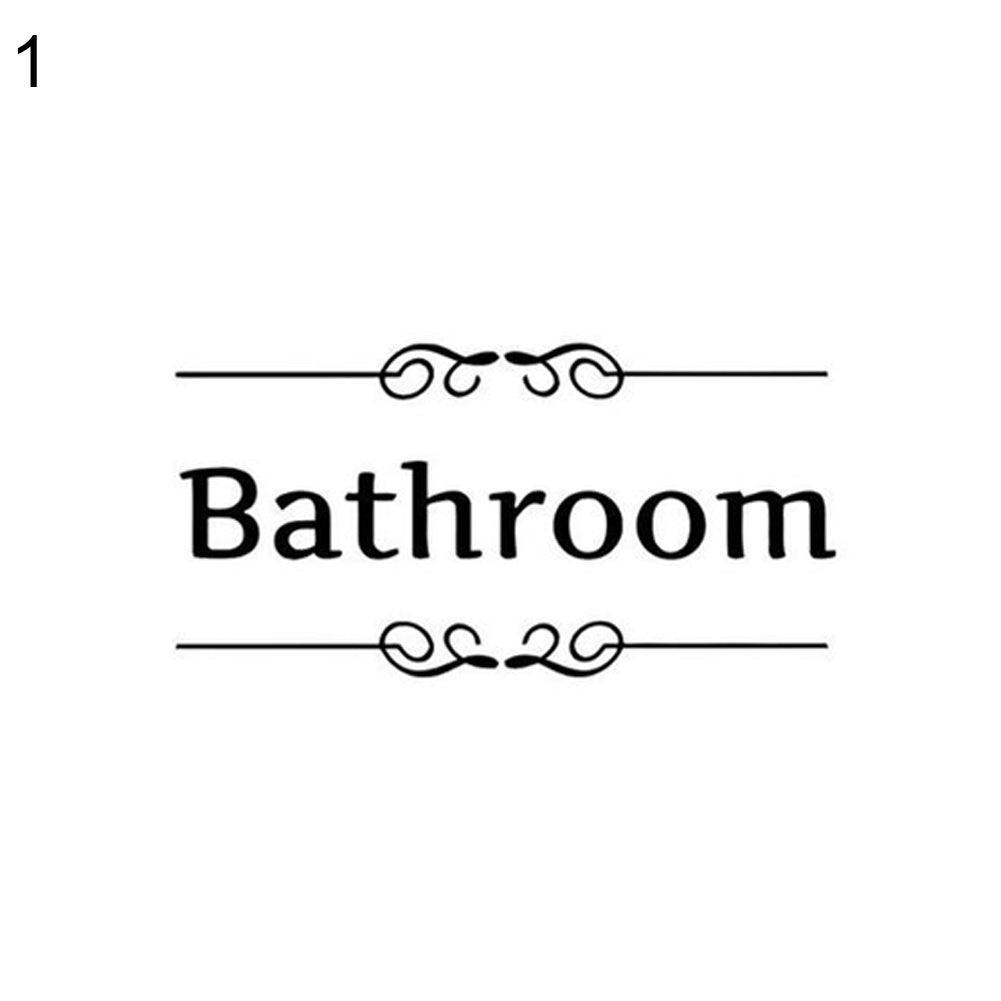 Lisslune | Custom Toilet-Themed PVC Wall Decal Sticker for Bathroom Makeover