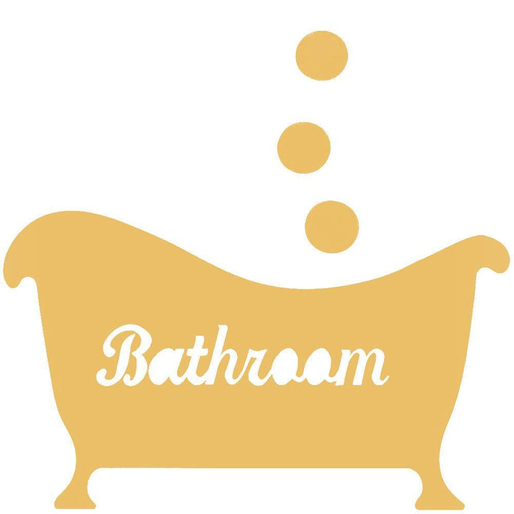 Lisslune | Elegant 3D Acrylic Bath Wall Stickers for Luxurious Bathroom Design
